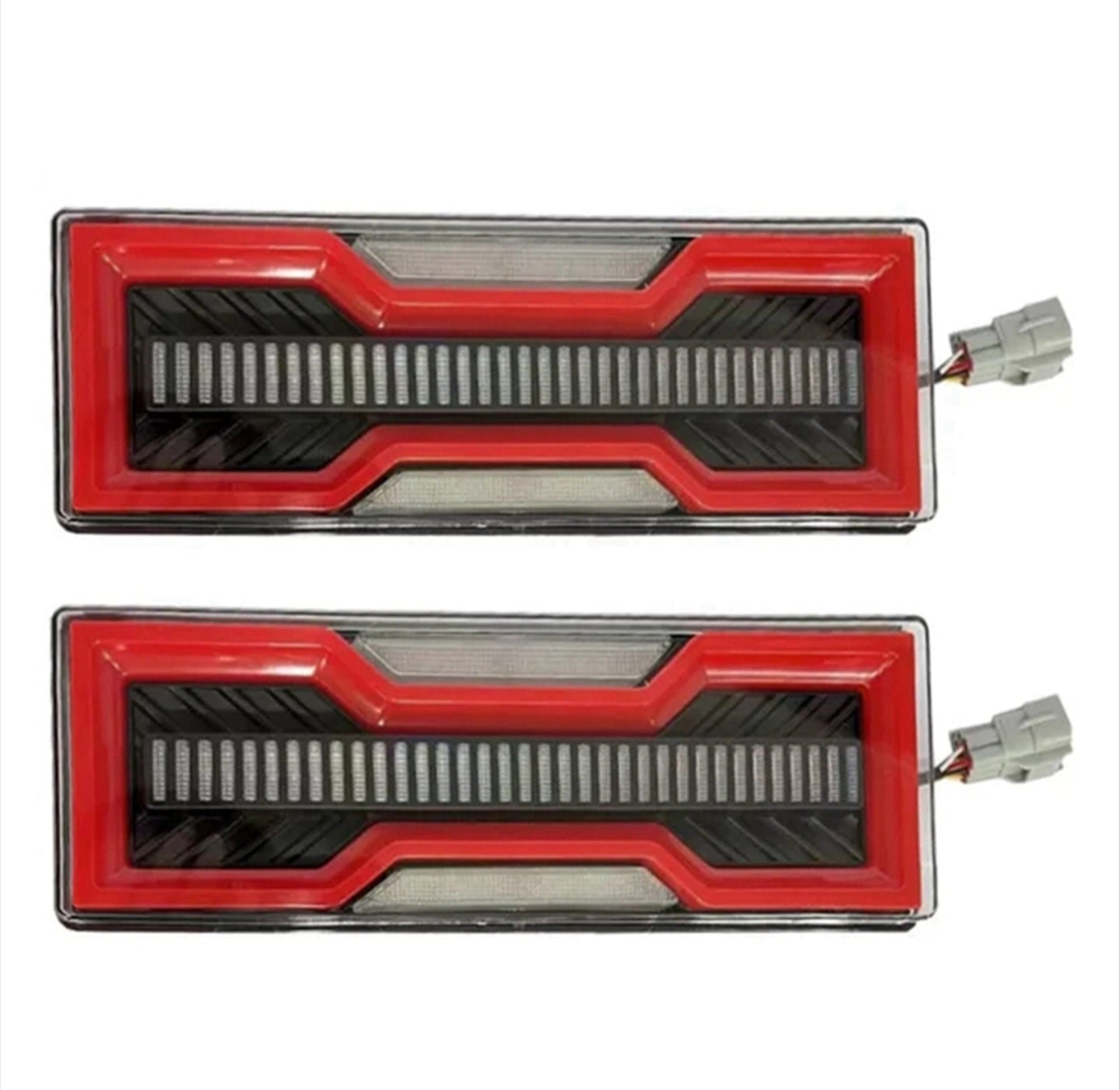 1 Pair Car Led Rear Tail Lamp Signal Braking Light Compatible with Toyota