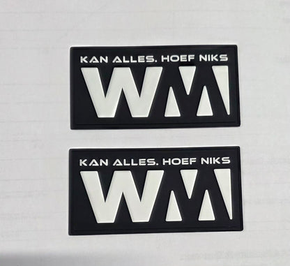 WM Rubber patches