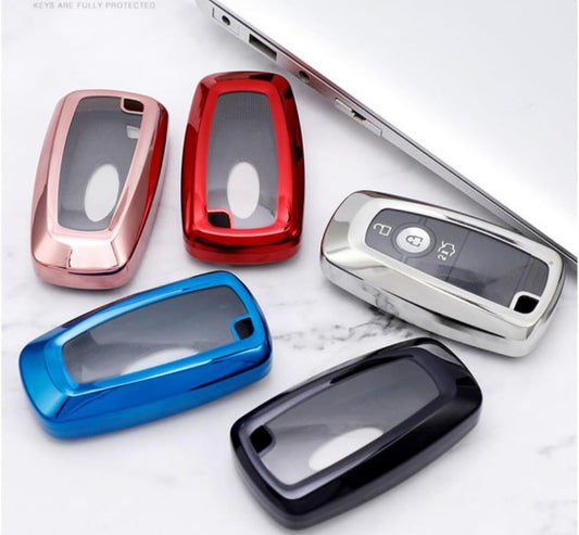 TPU Key Cover Clear - Ford Focus, Ecosport, Kuga, Mustang