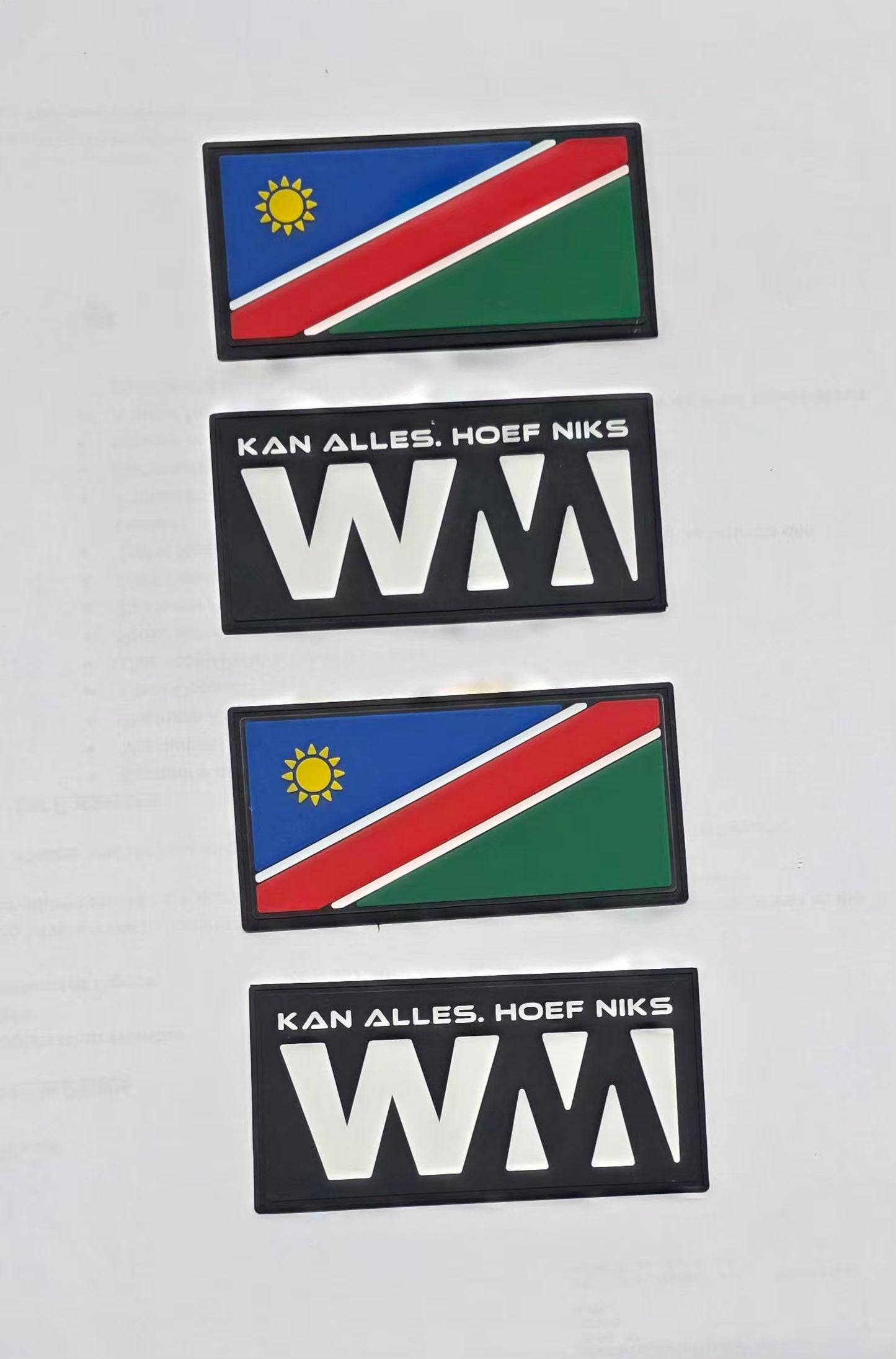 WM Rubber patches